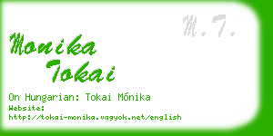 monika tokai business card